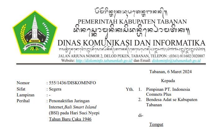gbr bsi nonaktif