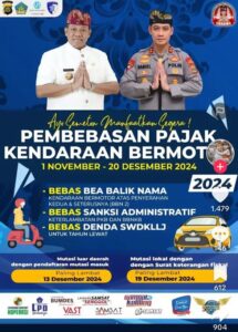 pembebasan pajak kendaraan bermotor