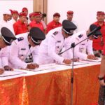 Bupati Sanjaya Lantik Empat Perbekel PAW di Tabanan