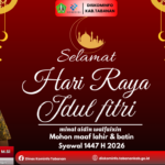 Selamat Hari Raya Idul Fitri 1 Syawal 1447 H 